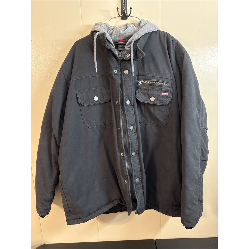 Dickies Lined Jean Style Work Jacket With Good